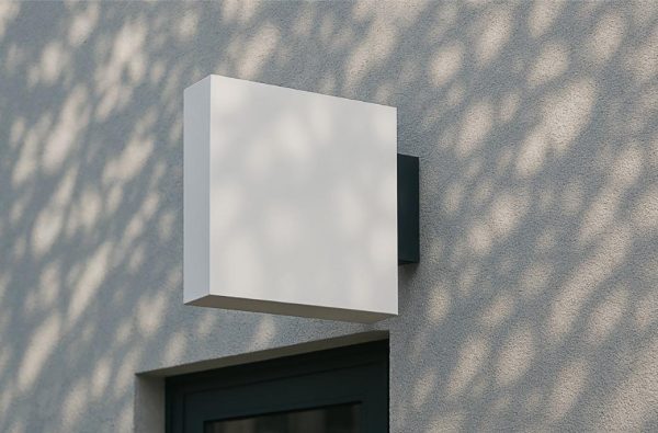 Square Projecting Sign Mockup - Image 2