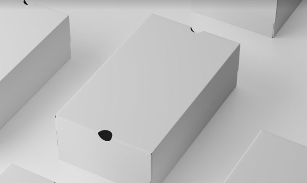 Blank Shoes Box Mockup