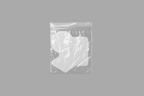 Blank Sticker in Foil Mockups
