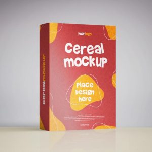 Cereal Box Mockup Download