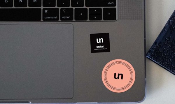 Closeup Laptop Sticker Mockup