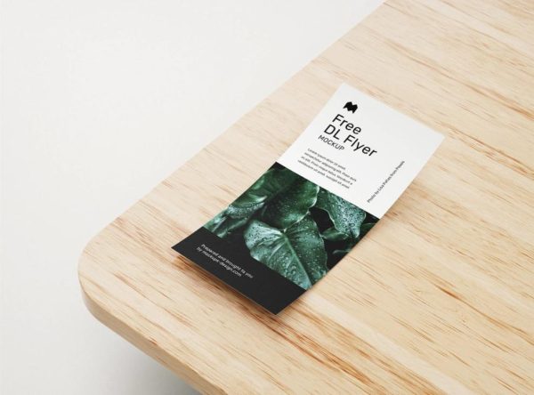 DL Flyer Mockup PSD