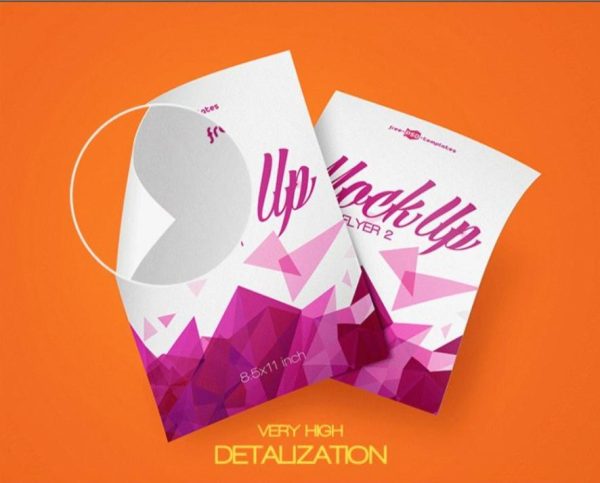 Editable Flyer Mockup PSD