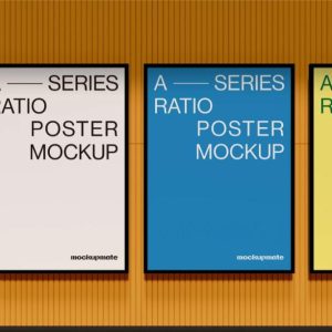 Editable Poster Mockup PSD
