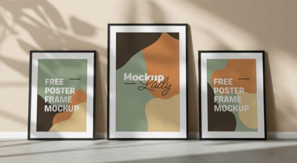 Framed Poster Mockup PSD (1)