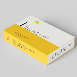 Free Folding Box Mockup