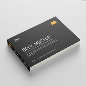 Free Softcover Landscape Book Mockup