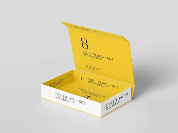 Fully Open Box Mockup