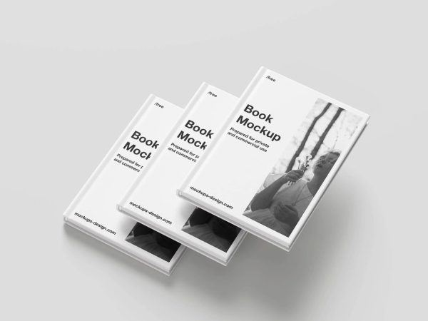 In Air Book Mockup PSD