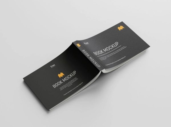 Inverted Book Cover Mockup