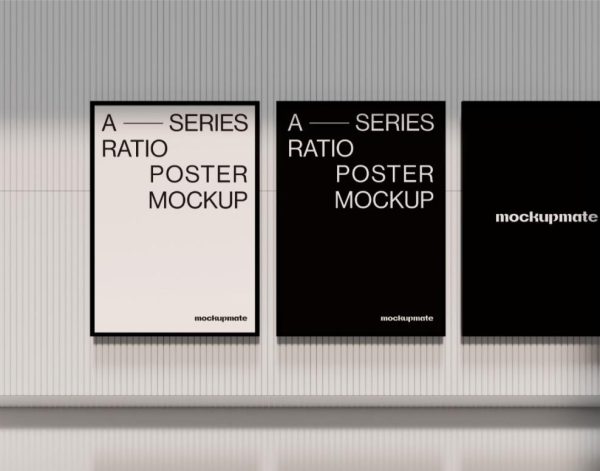 Large Street Poster Mockup PSD