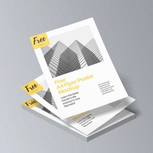 Minimal A4 Flyer Mockup