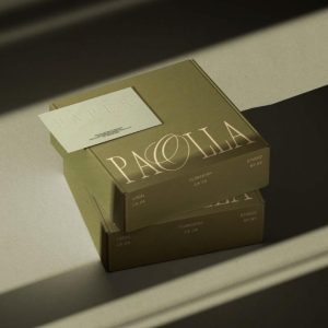 Square Cardboard Mailer Box Mockup PSD