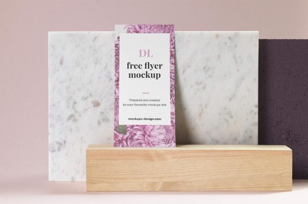 Standing DL Flyer Mockup
