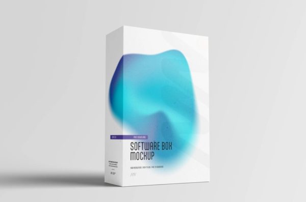 Thick Software Box Mockup