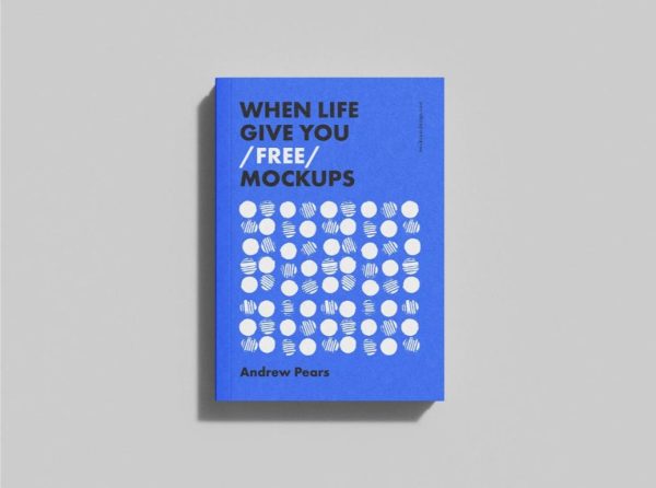 Top Vie Book Mockup PSD