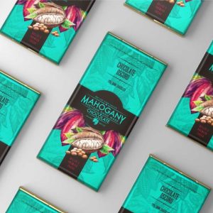 3D Chocolate Cover Branding Mockup