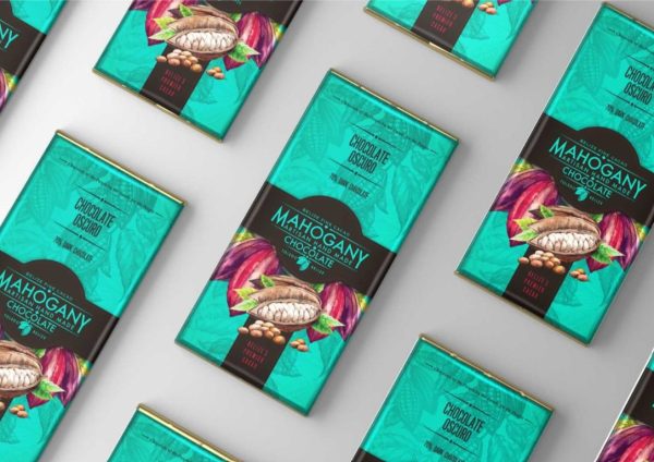 3D Chocolate Cover Branding Mockup