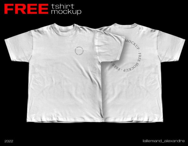 4K T Shirt Mockup PSD