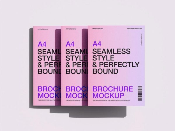 A4 Brochure Mockups Set