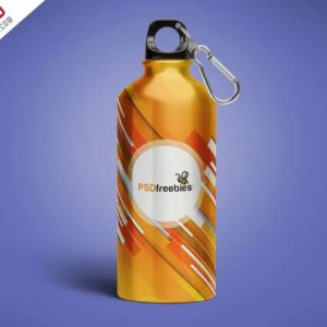 Aluminum Bottle Branding Mockup