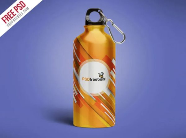Aluminum Bottle Branding Mockup