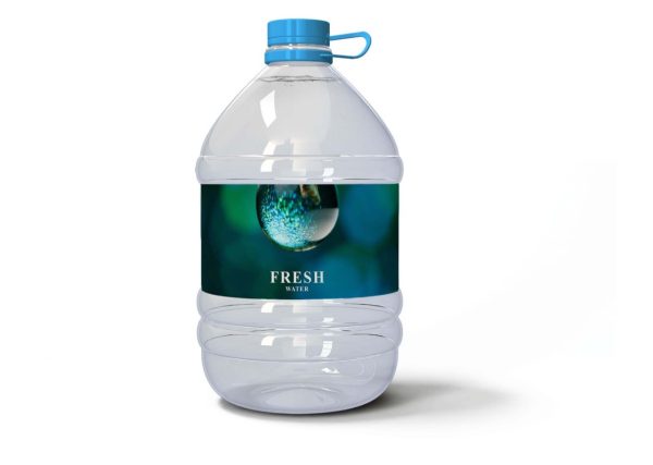 Big Water Bottle Mockup