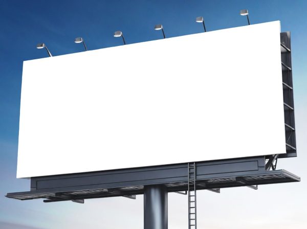 Blank Billboard Ad Mockup Template