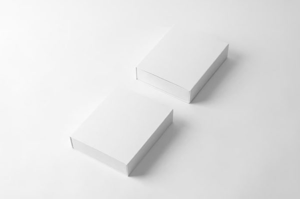 Blank Boxes Mockup PSD