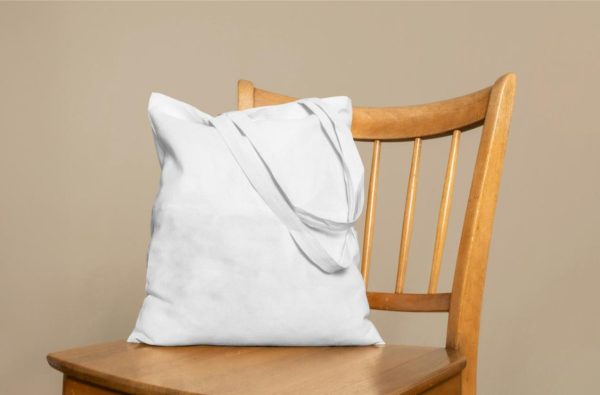 Canvas Bag on Chair Mockup PSD - Image 2
