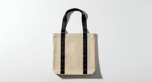 Blank Canvas tote bag Mockup