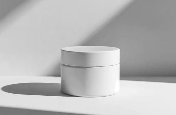 Blank Cream Jar Mockup Template