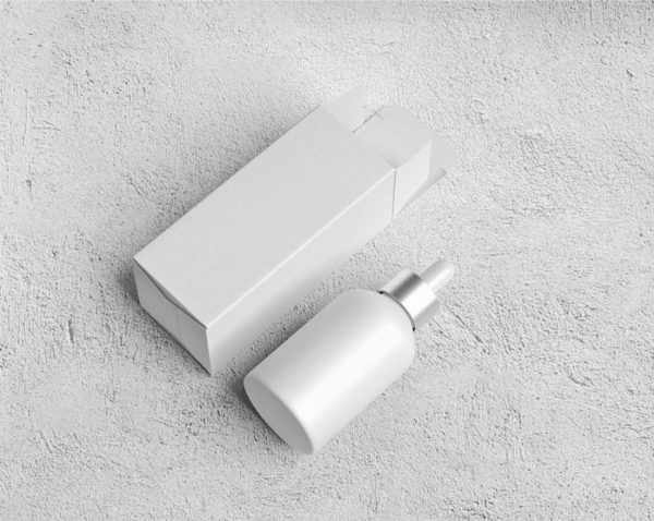 Blank Dropper Packaging Mockup