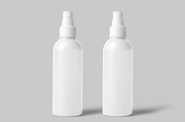 Blank Glass Spray Bottle Mockup