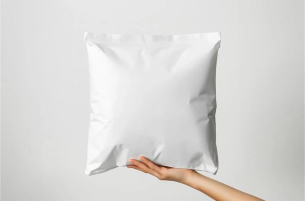 Blank Mailer bag Mockup PSD