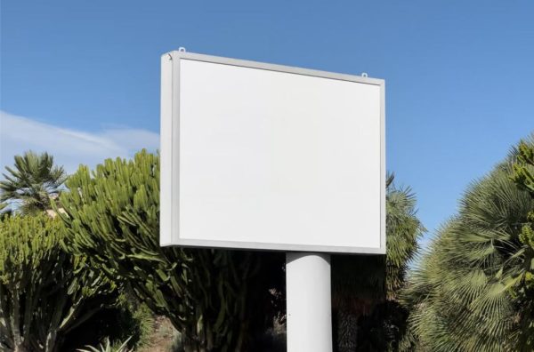 Blank Outdoor Billboard Mockup