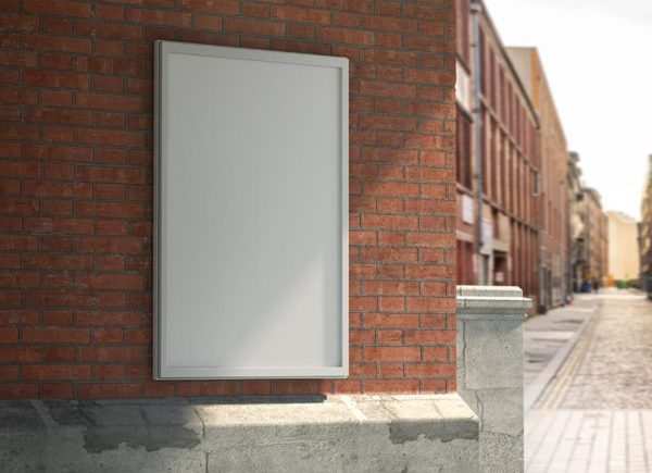 Blank Outdoor Poster Mockup