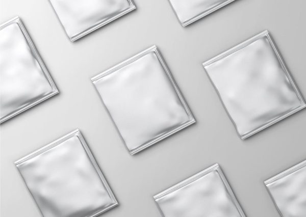 Blank Sachet Mockup PSD