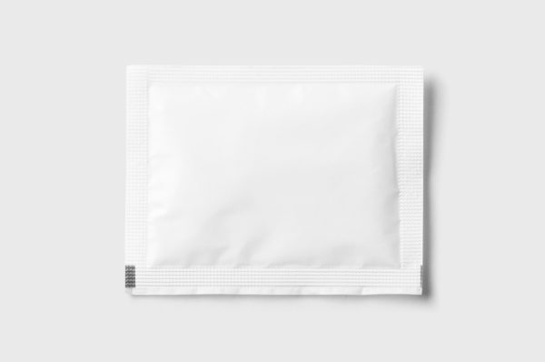 Blank Sugar sachet Mockup PSD