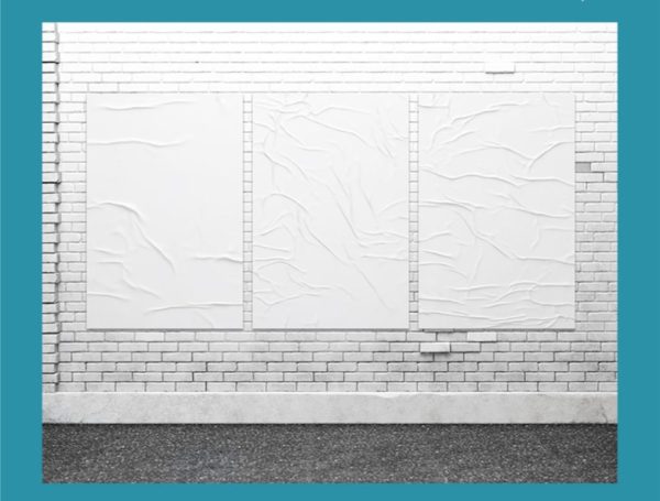 Three Glued Urban Poster Mockup PSD - Image 2