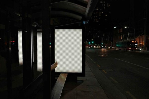 Bus Stop Advertising Mockup Download - Image 2