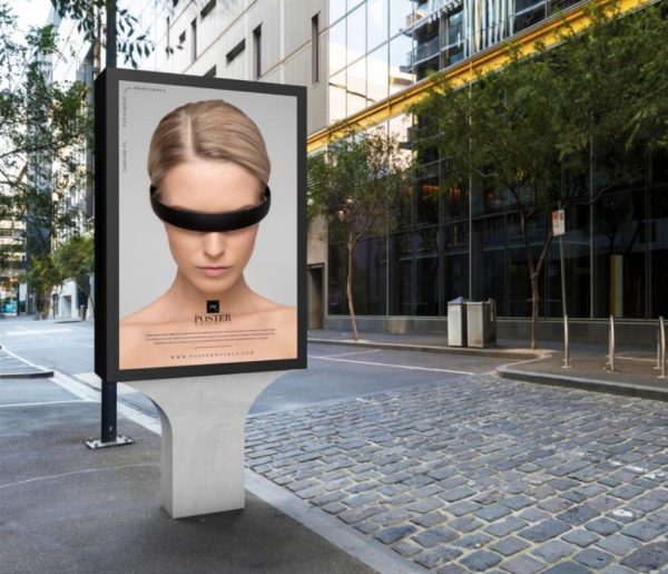 City Outdoor Billboard Ad Mockup