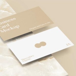 Classy Business Cards Mockup
