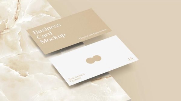 Classy Business Cards Mockup