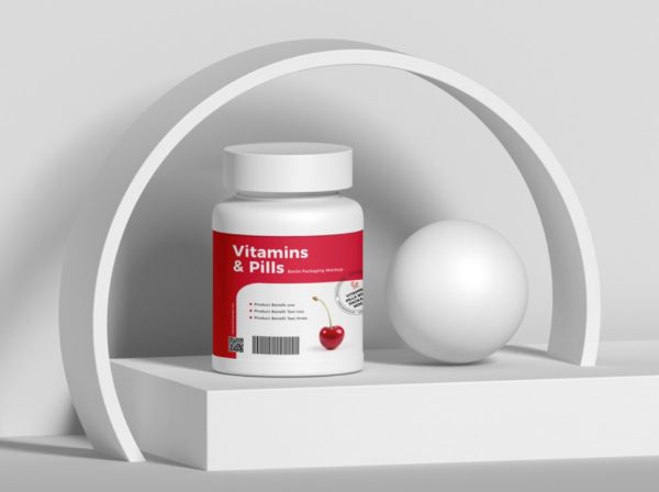 Classy Vitamin Bottle Mockups