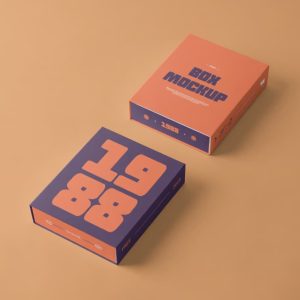 Clean Boxes Mockup PSD