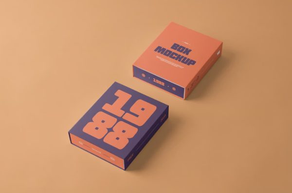 Clean Boxes Mockup PSD