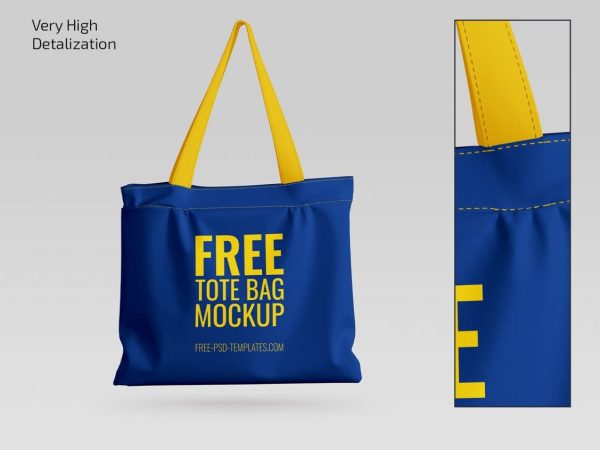 Close Up Tote bag Mockup
