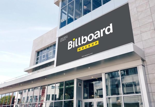 Corporate Billboard Mockup PSD