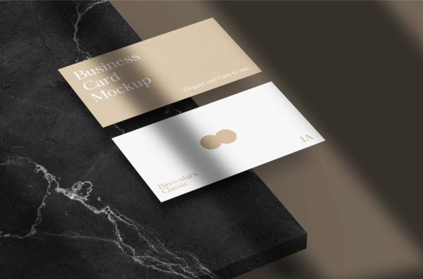 Editable Business Card Mockup